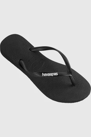 Havaianas Slim Rubber Logo Thongs