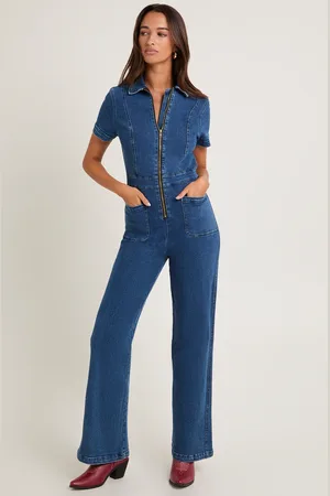 Insight Nikki Denim Maxi Boiler Suit