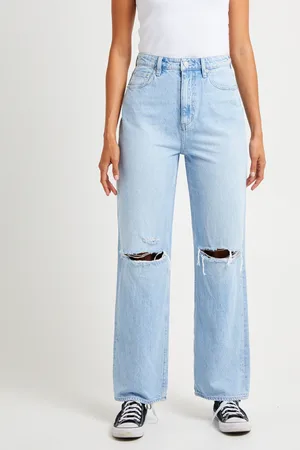Lee High Baggy Denim Jeans Throwback Black