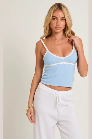 Subtitled Nori Compact Contrast Knit Top