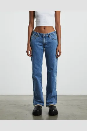 ABrand A 99 Low Rise Straight Denim Jeans