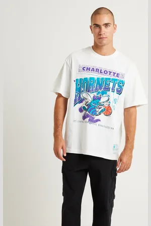 Mitchell & Ness Brush Off 2.0 Hornets Short Sleeve T-Shirt Vintage
