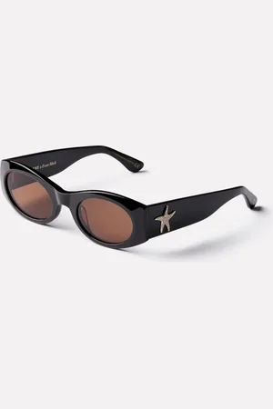 Epokhe Evan Mock X Suede Sunglasses in Polished/Bronze Amber