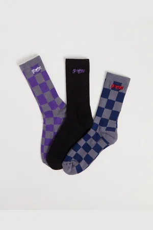 Spencer Project Tagger Check Socks 3 Pack