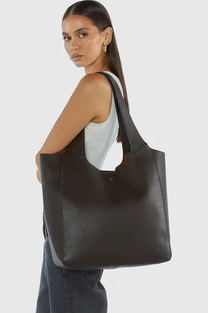 PETA AND JAIN Tayla Bag in Choc Pebble
