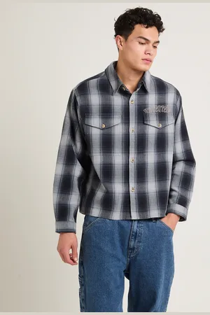 ABrand A5 Toretto Crop Shirt Check