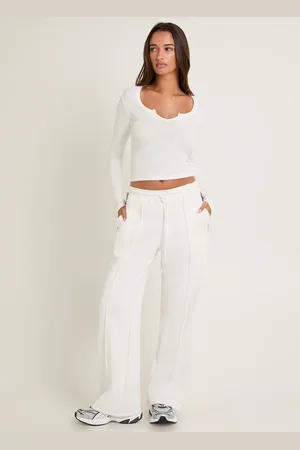 Subtitled Baggy Track Pants