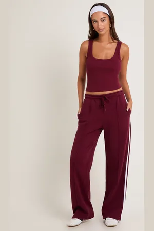 Subtitled Baggy Track Pants