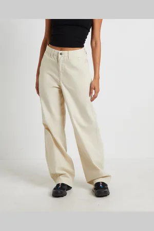 Dr Denim Donna Cargo Pant in Bone Ripstop