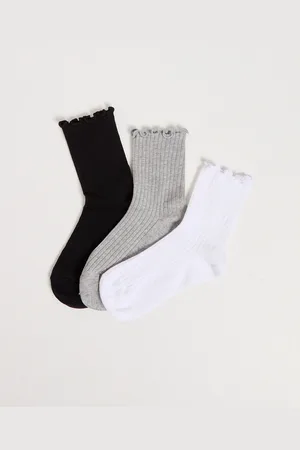 STUDIO Frill Ribbed Socks 3 Pack