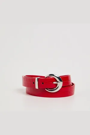 STUDIO Croc Belt