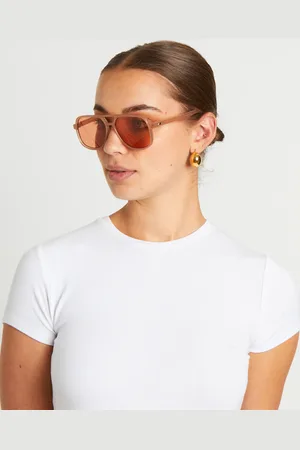 Le Specs Le Sustain Trail Breaker Sunglasses in Clay/Cinnamon Tint