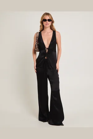 Alice In The Eve Meredith Satin Mid Rise Pants