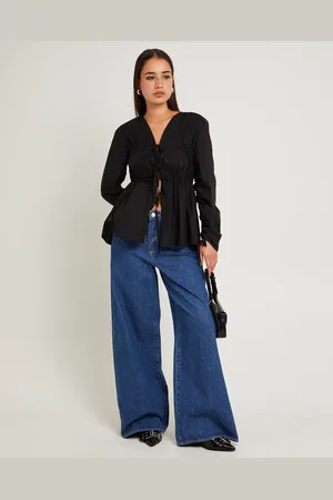 Wrangler Mid Stevie Relaxed Denim Jeans Kick Drum