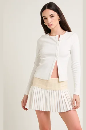 Subtitled Maddy Button Asymmetric Top