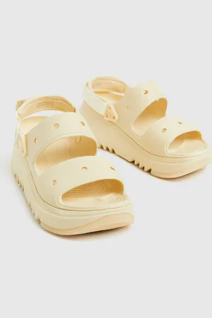 Crocs Classic Hiker Xscape Sandals Cream