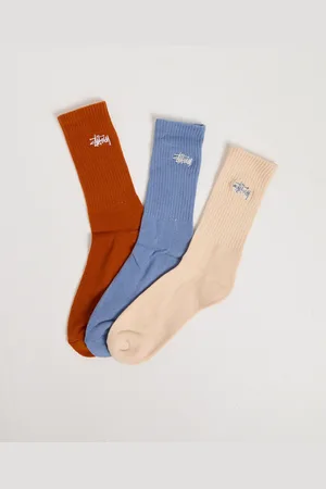 STUSSY Mens Graffiti Socks 3 Pack
