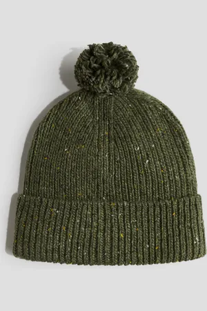 H&M Rib Knit Pompom Beanie