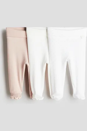 H&M 3-pack Foldover Waist Leggings