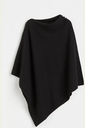 H&M Fine Knit Cashmere Blend Poncho