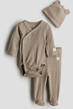 H&M 3-piece Cotton Jersey Set