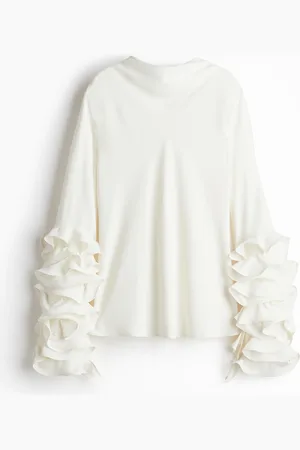 H&M Ruffle Sleeve Blouse