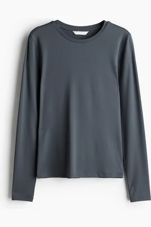 H&M Long Sleeve Microfibre Top