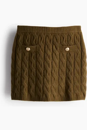 H&M Cable Knit Mini Skirt