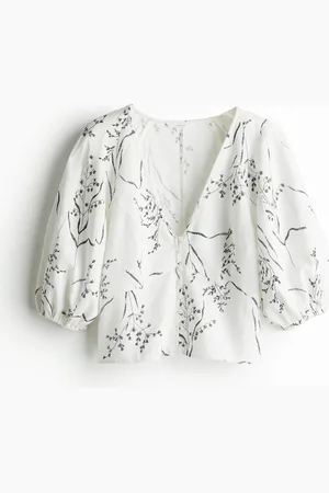 H&M Linen Blend Blouse