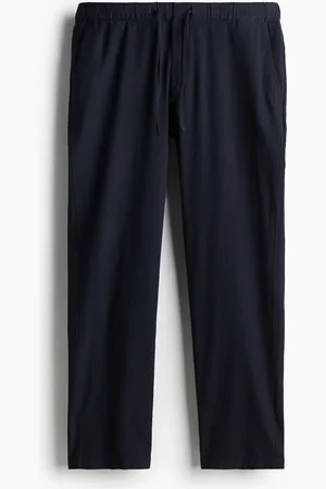 H&M Regular Fit Linen Blend Pants