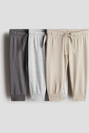 H&M 3-pack Cotton Jersey Joggers