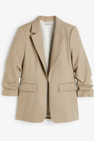 H&M Gathered Sleeve Blazer