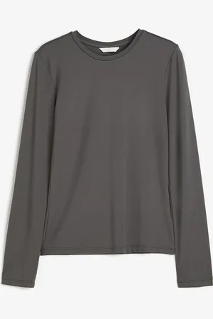 H&M Long Sleeve Microfibre Top