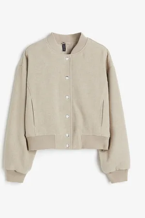H&M Felted Bomber Jacket