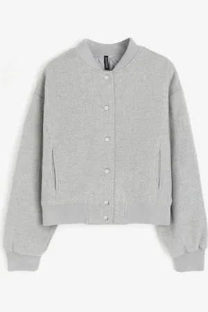 H&M Felted Bomber Jacket