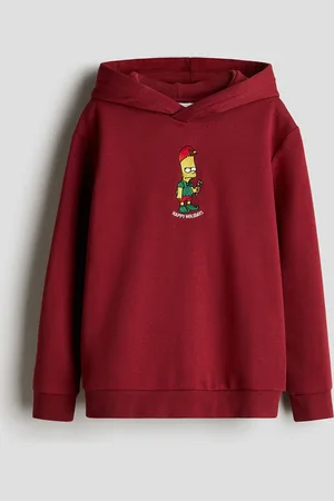 H&M Embroidered Design Hoodie