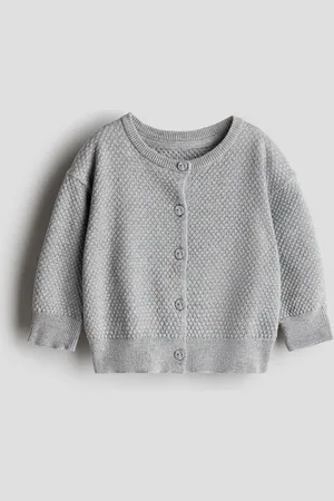 H&M Pattern Knit Cotton Cardigan
