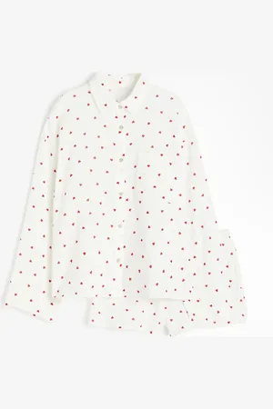 H&M Pyjama Shirt & Shorts Set