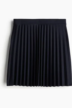 H&M Pleated Jersey Skirt