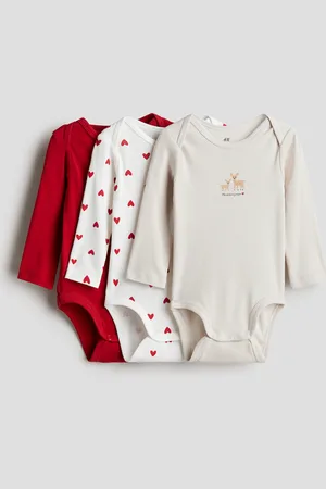 H&M 3-pack Long Sleeve Bodysuits