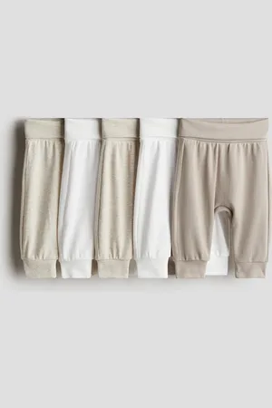H&M 5-pack Foldover Waist Pants