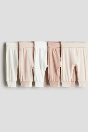 H&M 5-pack Foldover Waist Pants