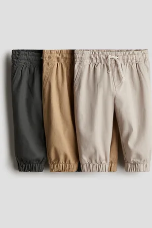 H&M 3-pack Twill Joggers