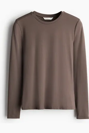 H&M Long Sleeve Microfibre Top