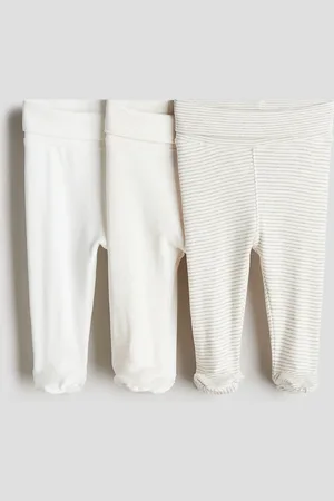 H&M 3-pack Foldover Waist Leggings
