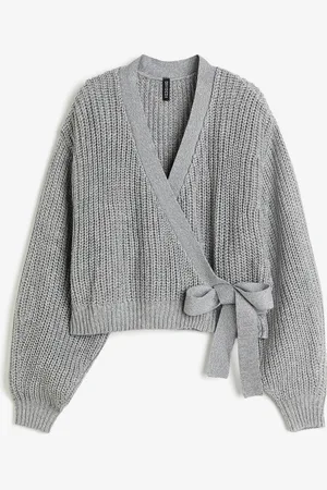 H&M Rib Knit Wrap Cardigan