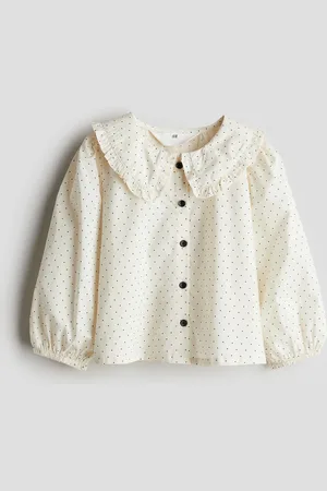 H&M Collared Cotton Blouse