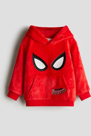 H&M Print Pile Fleece Hoodie