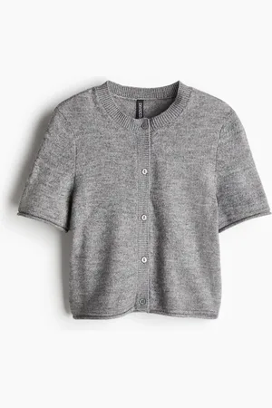 H&M Fine Knit Short Sleeve Cardigan