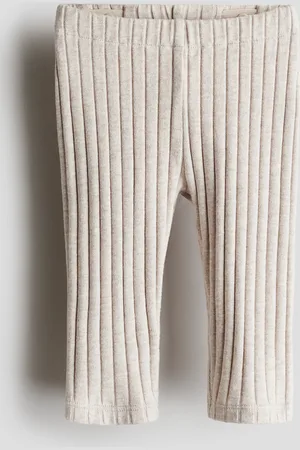 H&M Wide Rib Cotton Leggings